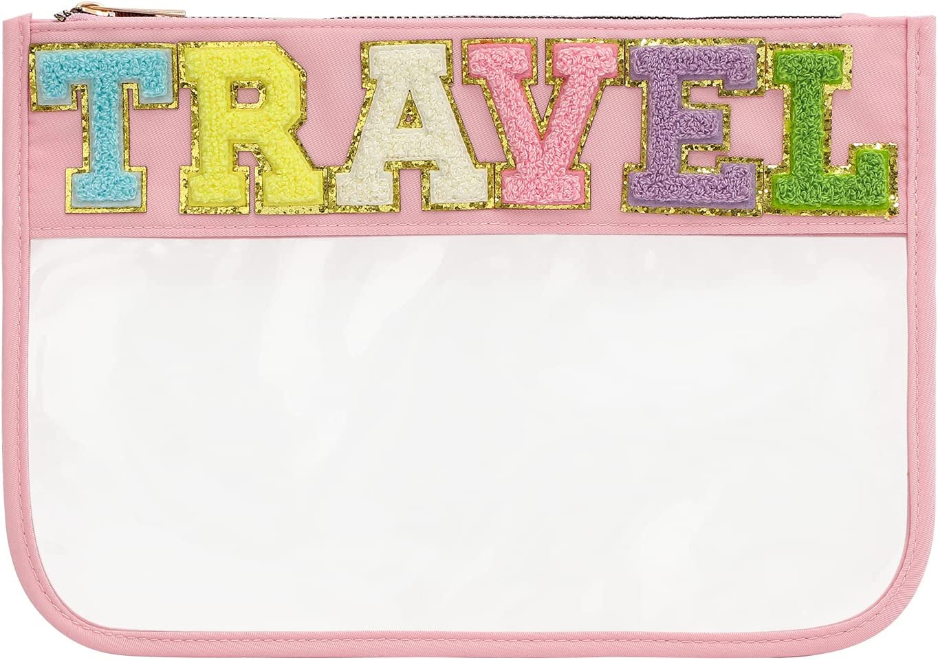 Letter Clear Zipper Pouch