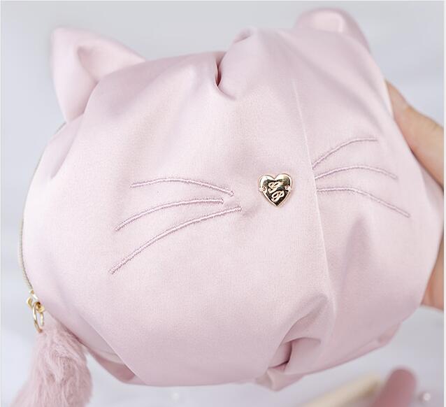 Cute cat make up bag 