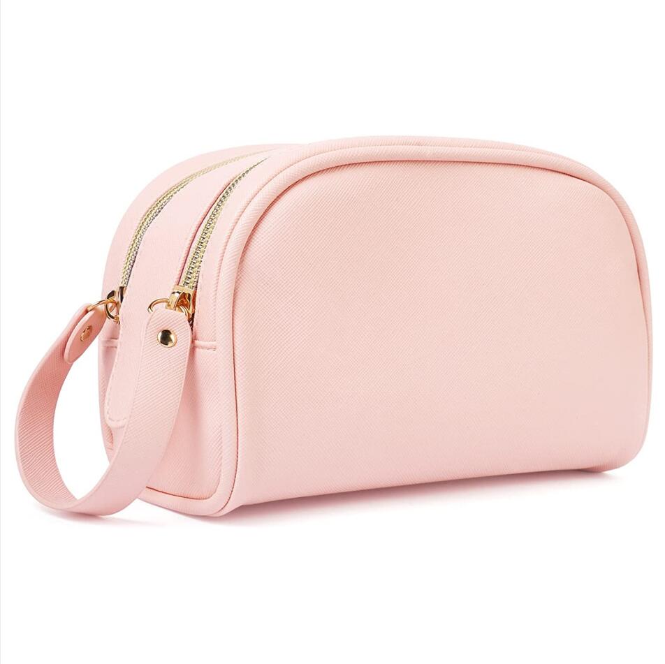 Vegan Leather Cosmetic Makeup Bag