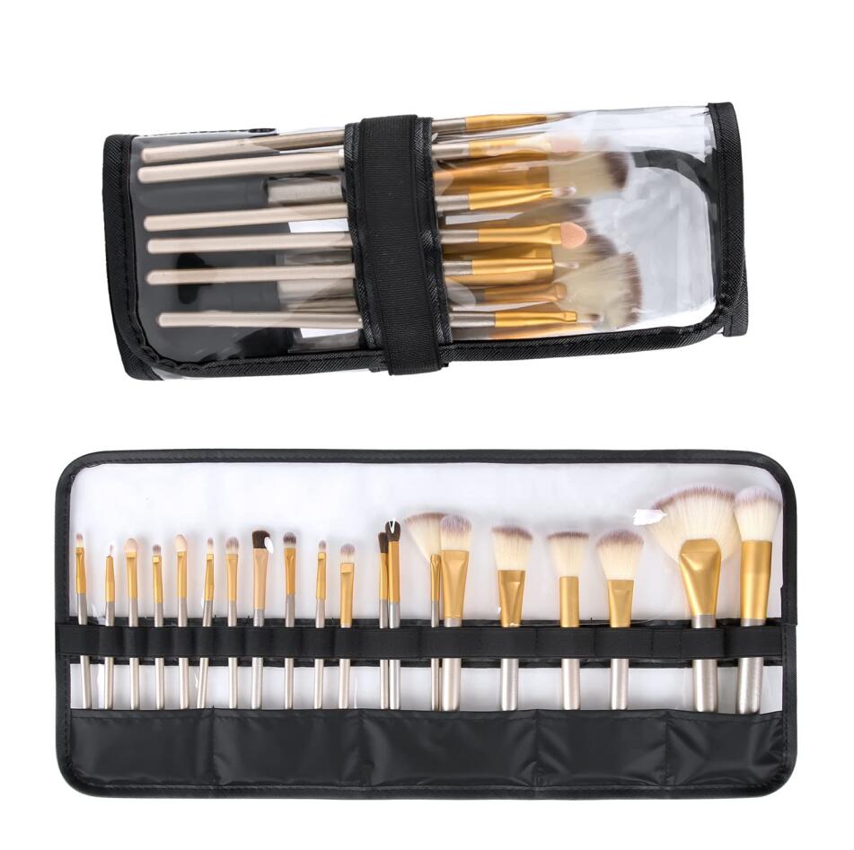 Transparent  Roll-Up Makeup Bag