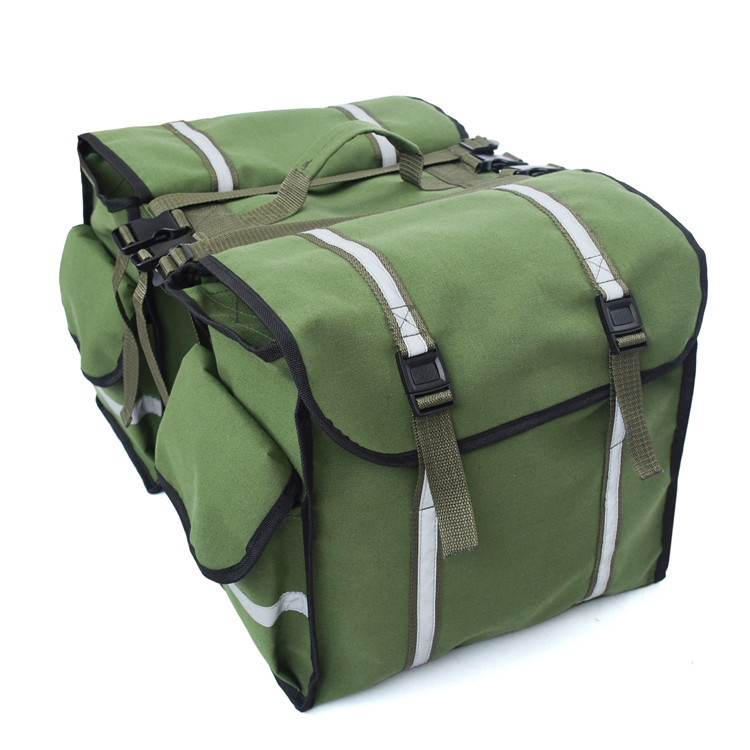 Waterproof Canvas Bike Panniers Bike Rear Pack