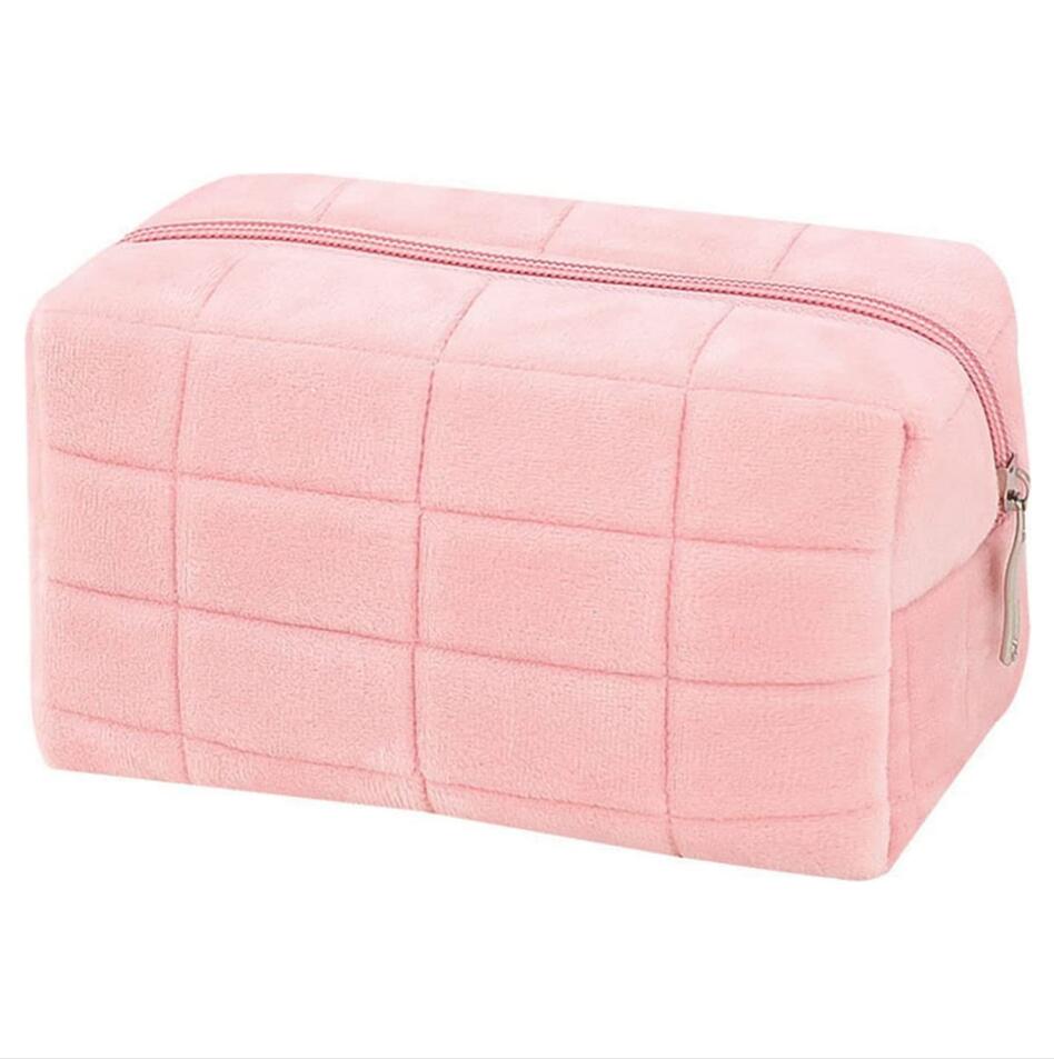 Plush Makeup Bag Fluffy Fuzzy Cosmetic Pouch