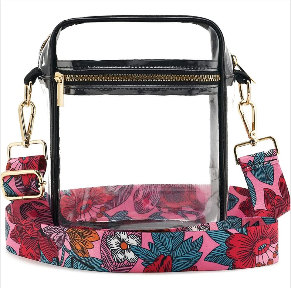 Clear Crossbody Bag Transparent Shoulder Messenger Bag