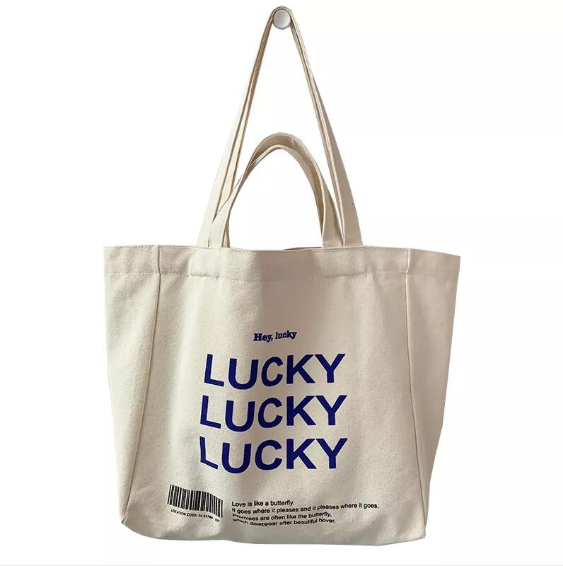 Canvas Tote Bag with Dual Handle