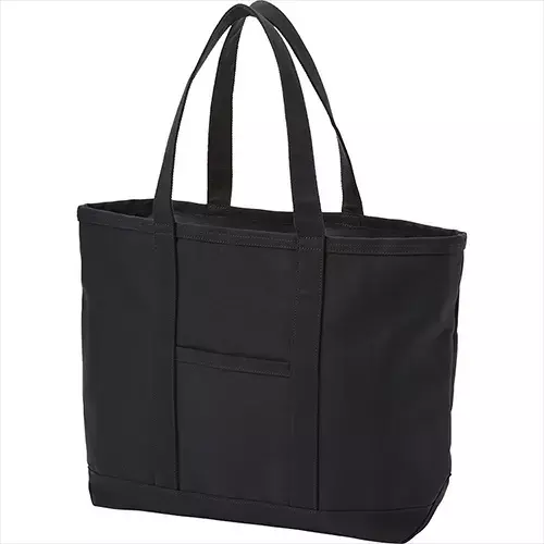 Canvas Tote Bag with Zip Closure