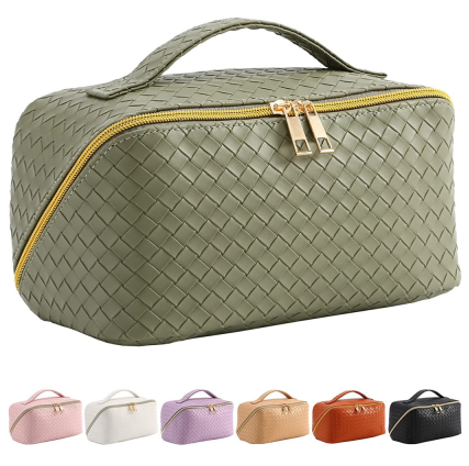 Large Opening Flat Lay Makeup Organizer Bag