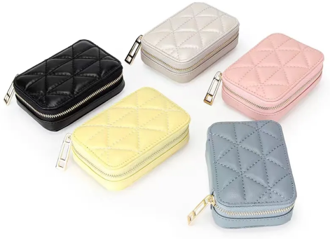 Lipsticks Purse Case Small Pouch Holder With Mirro