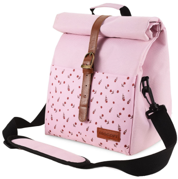 Adults Insulated Rolltop Lunch Bag