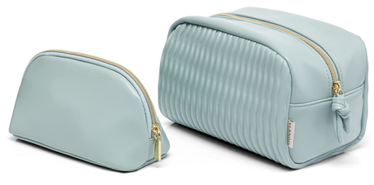 Unique Pleating Cosmetic Bag
