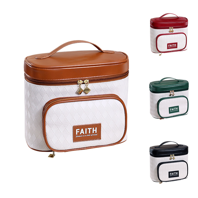Rhombus Makeup Bag Jewelry Case