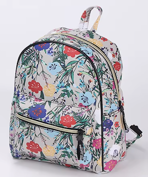 PU leather backpack