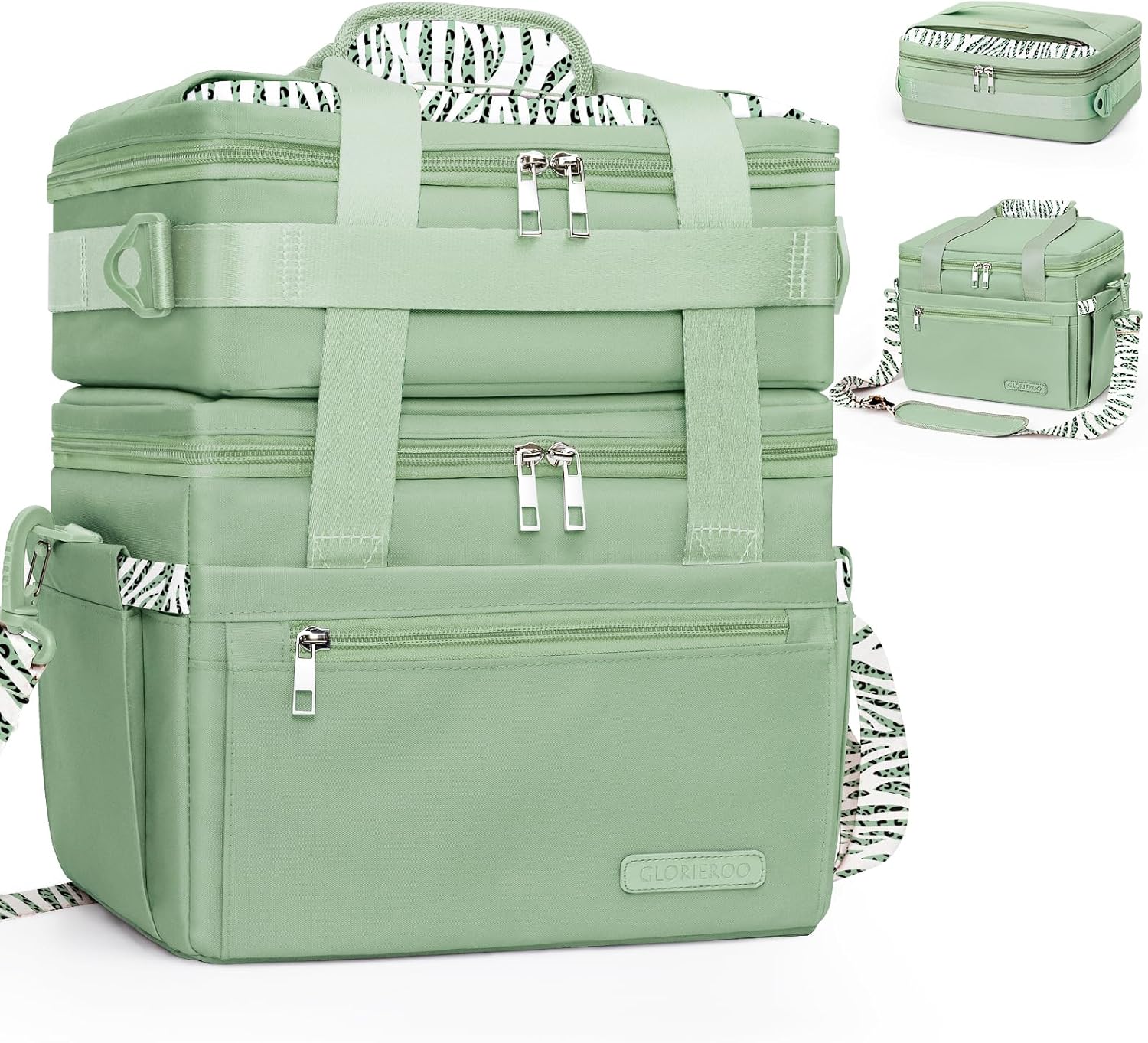 Double Deck Insulated Picnic Bag