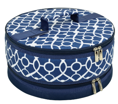Insulated Round Casserole Carrier Pie Carrier