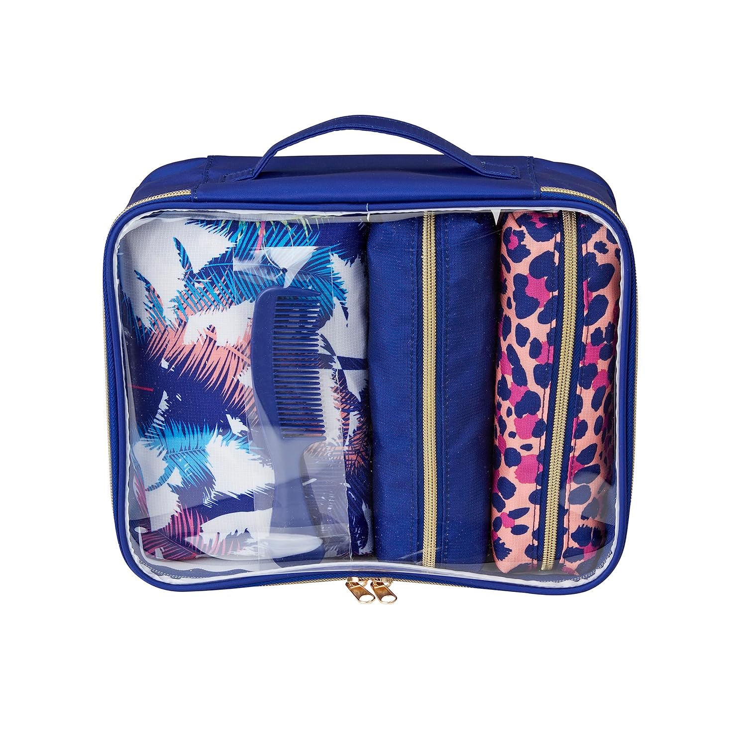 Printed Makeup Bag Toiletry Case